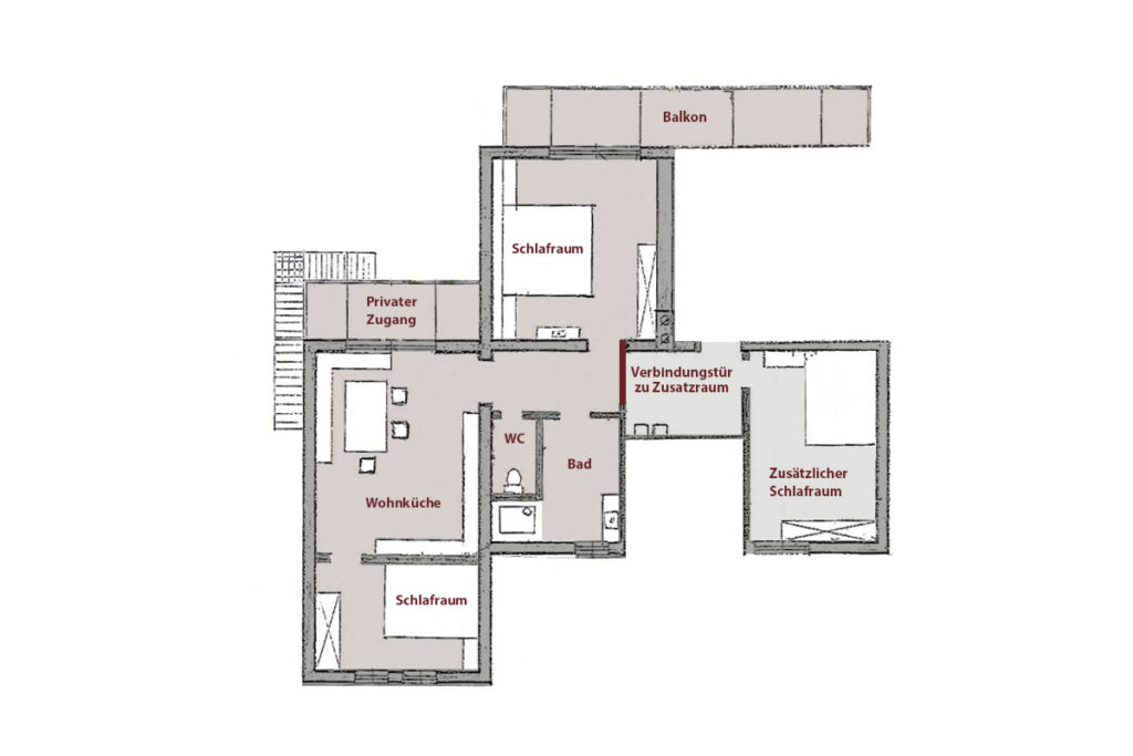Ferienwohnung Marlene in Radstadt, Salzburger Land - Grundriss